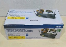 Brother Genuine TN-336Y High Yield Yellow Toner Cartridge, Open Box, Sealed Foil