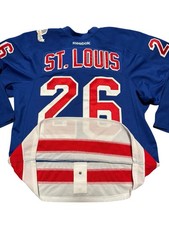 NWT Authentic NY Rangers Martin St. Louis Reebok Edge 2.0 7287 Jersey 52 Strap