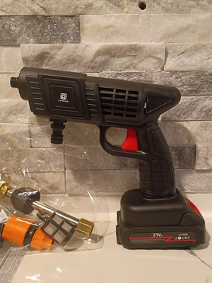#ad #ad LONGADS Cordless 21V Battery Pressure Washer Kit Soap Tank Gun Hose Charger $45.63