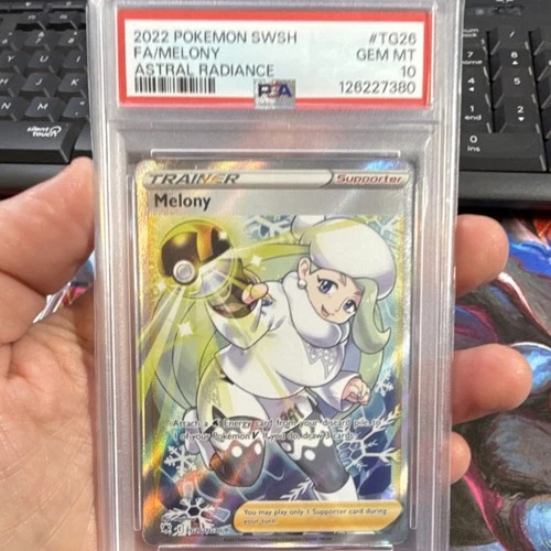 Melony Pokémon TCG Astral Radiance TG26 Ultra Rare Holo PSA 10 2022