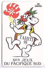 POLYNESIE TELECARTE / PHONECARD .. 30U PF35 GEM1B TORTUE TAHITI PUCE C.12€