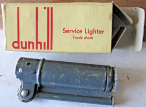 VINTAGE DUNHILL PETROL SERVICE LIGHTER W/BOX, USED