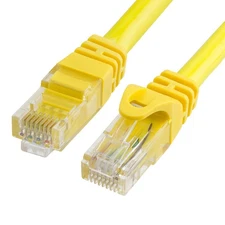 1.5FT Cat6 Ethernet Cable UTP LAN Network Patch Cord RJ45 Cat 6 Cable - Yellow