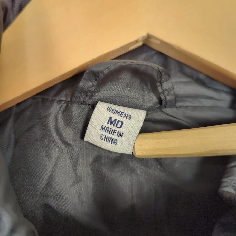 Chaleco Vanderbilt University Business Vantage negro acolchado cremallera completa para mujer mediano Foto 3 de 4