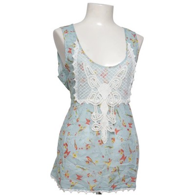 3 Suisses Collection, Tank­top, Größe: 46, Blau/Mehrfarbig, Sonstiges #BSX