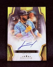 2024 Topps Five Star Junior Caminero RC #FSA-JC - ON CARD AUTO