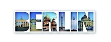 Berlin Premium XL Magnet 14 cm Holz Souvenir ...