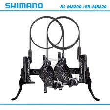 Shimano XT BL-M8200 / BR-M8220 4-Piston Hydraulic Brakes Front Rear MTB Set