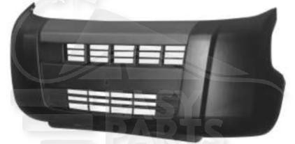 Pare-choc avant noir Fiat Qubo bouclier de protection Cargo 2008-2016