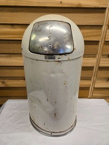 Vintage Trash Can with Lid | eBay