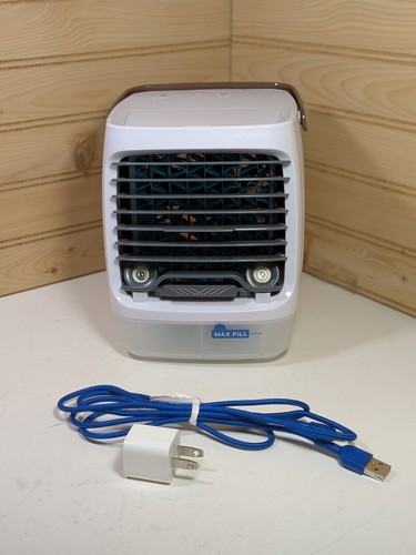 Chill Well Deluxe Portable Misting Air Cooler Fan 18009 With USB Charger Tested