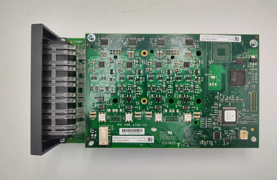 AVAYA IP Office IP500V2 Combination Card w/4 Analog Trunks ATM V2 700504556 - Image 4 of 4