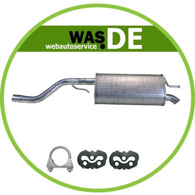 Endschalldampfer für FIAT GRANDE PUNTO 1.4 od 2005 & OPEL CORSA D 1.4 ab 200