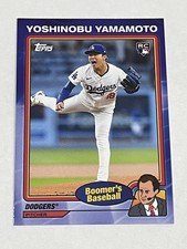 2024 Topps x Chris Berman Baseball - Yoshinobu Yamamoto RC - Los Angeles Dodgers
