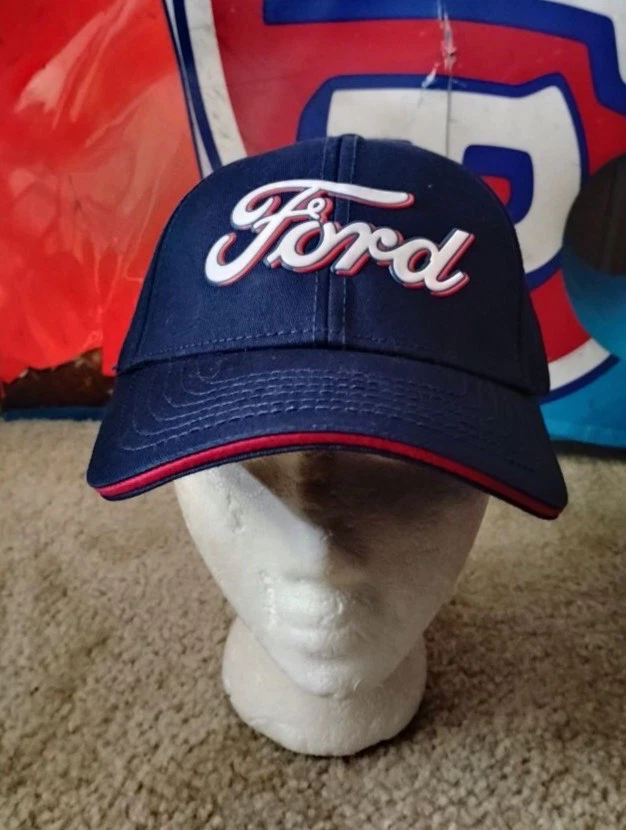 Zane Smith Front Row Motorsports Team Issued Personal Ford Hat Cap NASCAR Racing - Image 2 of 4