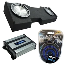 Harmony HA-R104 10" Subwoofer Fits 14-18 Chevy Silverado Crew Cab w/ HA-A400.1