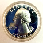 1976-S ***Proof DCAM WASHINGTON Bicentennial "40% SILVER Quarter" Free Shipping!