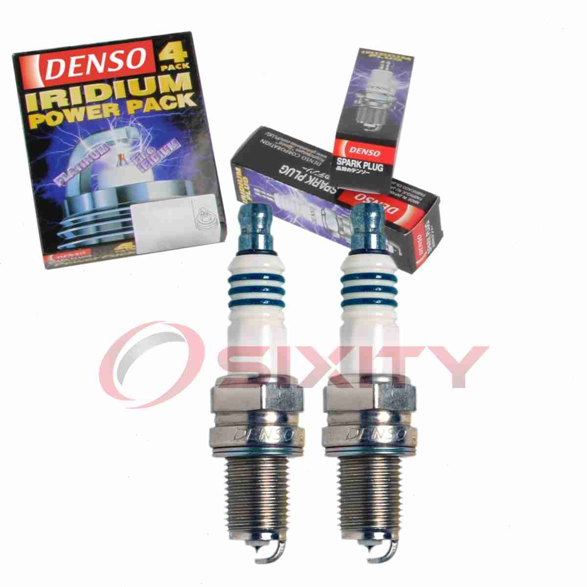 2 pc DENSO 5309 Iridium Power Spark Plugs for IXU24 6546 12 12 0 022 902 lp