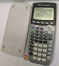 Texas Instruments TI-84 Plus Silver Edition.Graphing Calculator.+cover.Tested