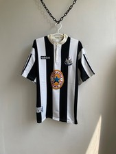 NEWCASTLE UNITED 1995 1996 1997 HOME SHIRT FOOTBALL SOCCER JERSEY ADIDAS MEN XL