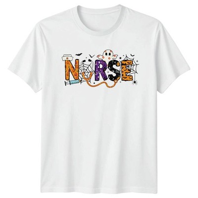 Krankenschwester Halloween Grafik Tee Herren Damen Spooky Holiday Beruf T-Shirt