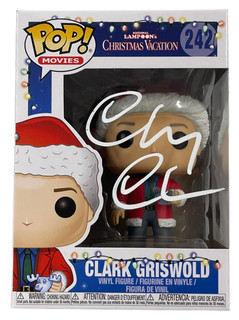 Chevy Chase Signed Clark Griswold Funko Christmas Vacation Autograph Beckett
