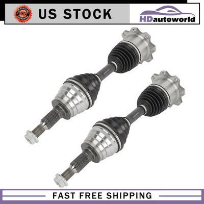 2Pcs Front Fits 2015-2019 Chevrolet Silverado Sierra 2500 HD 3500 HD CV Axle