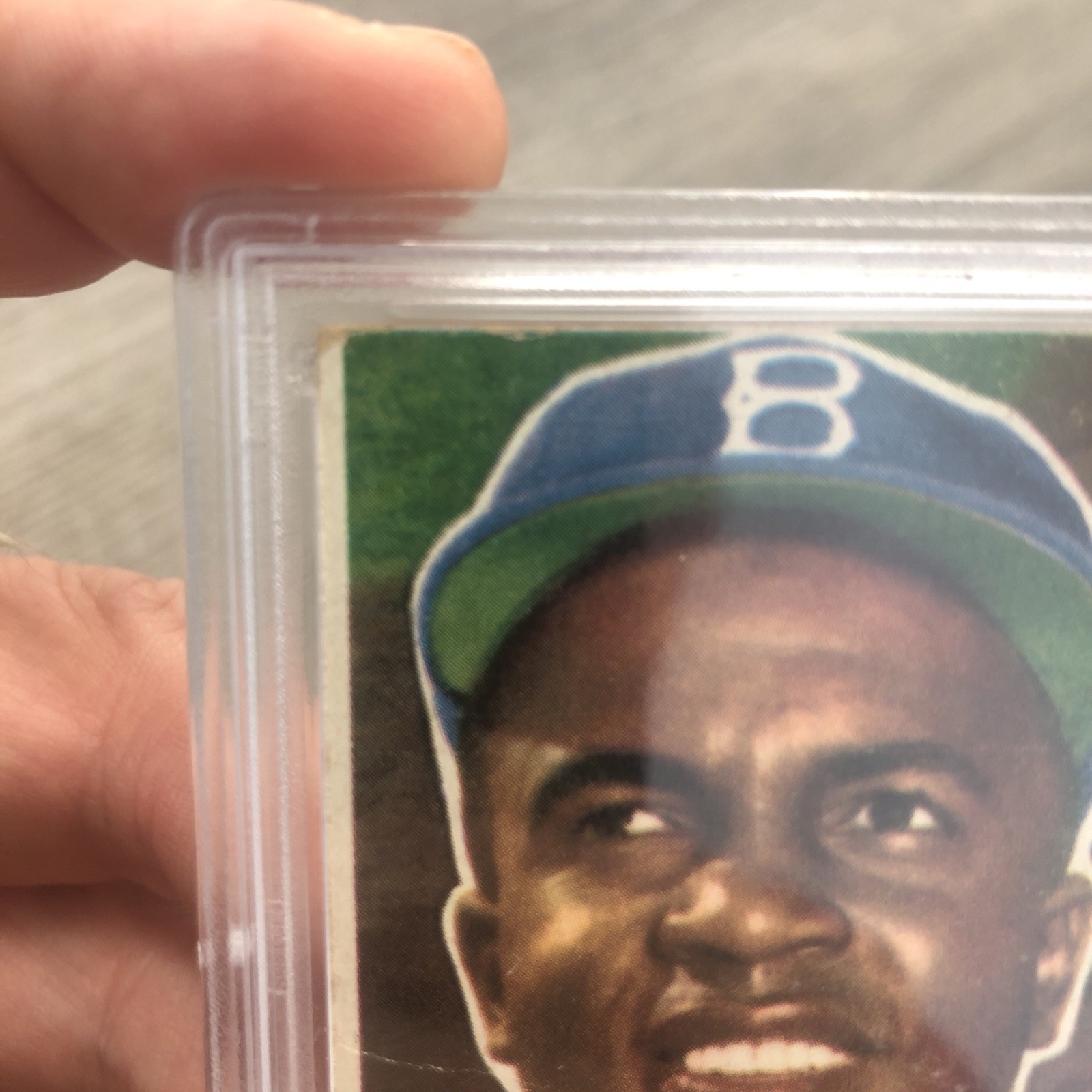 Jackie Robinson 1956 Topps PSA 3 view 3