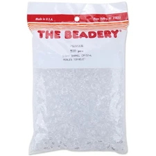 The Beadery Pony Beads 6mmX9mm 900/Pkg-Transparent Crystal