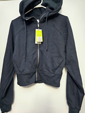 All in Motion Core Fleece Full Zip Hooded Hoodie w/ Pockets Black Women  s M