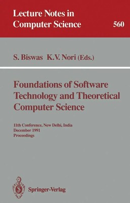 Foundations of Software Technology and Theoretical Computer Science Nori (u. a.)