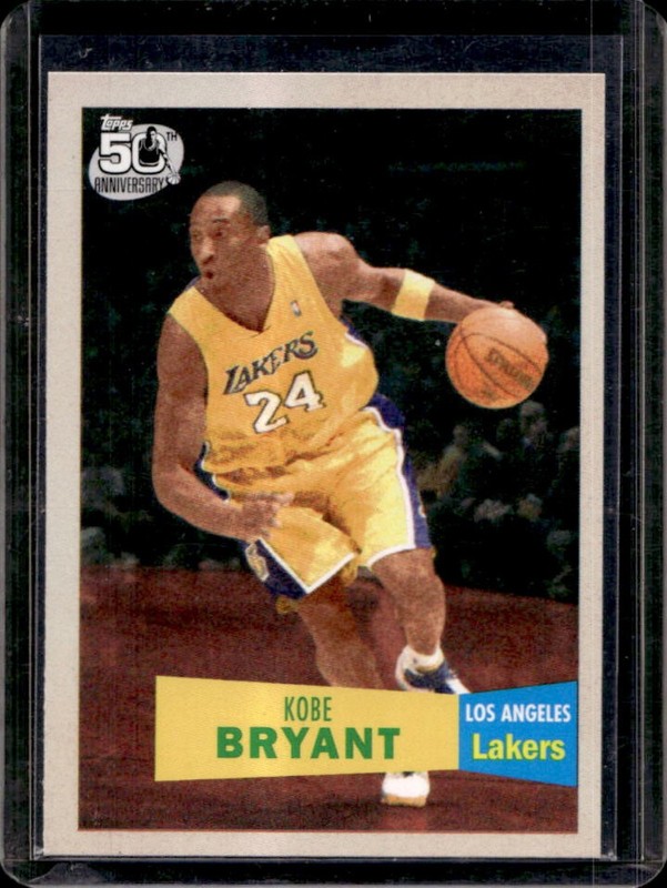 2007-08 Topps Kobe Bryant 1957 58 Variations #24 Lakers