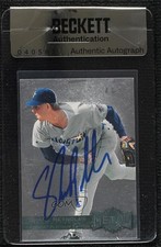 BAS 1996 Fleer Metal Universe Platinum Edition Shane Reynolds #180 Auto 3c7