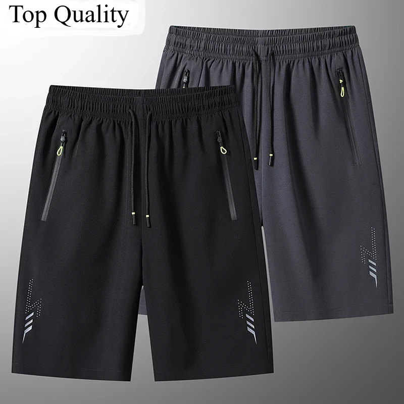 Mens Running Shorts Deep Pockets Breathable Athletic Gym Fitness Sports Casual