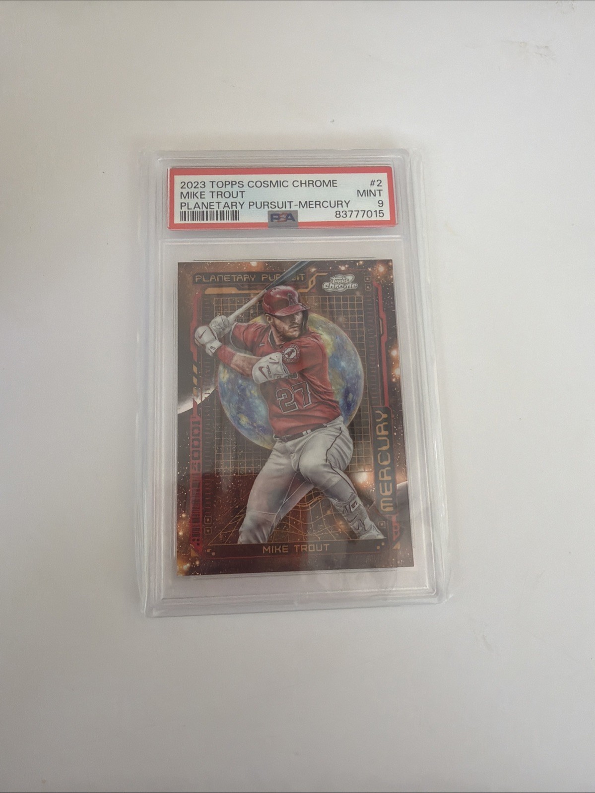 2023 Topps Cosmic Chrome - Planetary Pursuit Mike Trout #PPM-2 Mercury