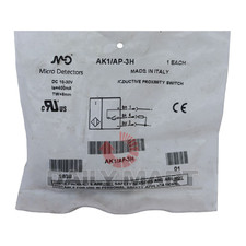 New In Box MICRO DETECTORS AK1-AP-3H Inductive Proximity Sensor