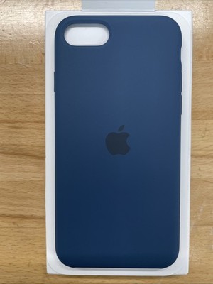 Genuine Apple iPhone 7, 8 & SE (2nd & 3rd Gen) Silicone Case - Abyss (Blue)