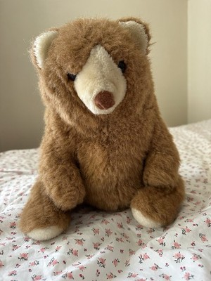 Vintage Applause Brown Stuffed Teddy Bear