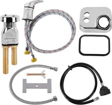 Salon Shampoo Bowl Faucet Vacuum Breaker Kit Faucet Hair Sink Sprayer Hose Set