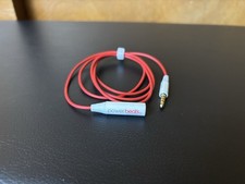 Genuine Beats By Dr. Dre PowerBeats 3.5mm Headphones Extension Cable WHITE/RED