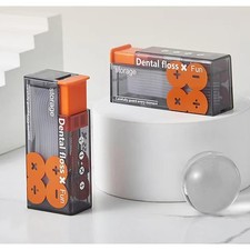 2Pcs Automatic Portable Floss Pick Boxes Disposable Dental Floss 10 Floss