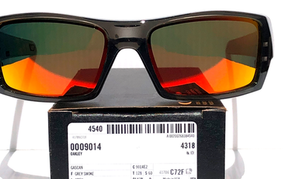 NEW Oakley GASCAN Grey Smoke POLARIZED Galaxy Ruby Mirror Sunglass