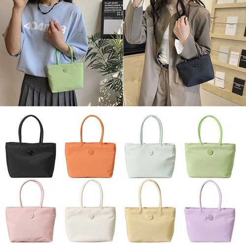 Nylon Handbag Multicolor HandHold Bag Creative Tote Bag Shopping Commuting