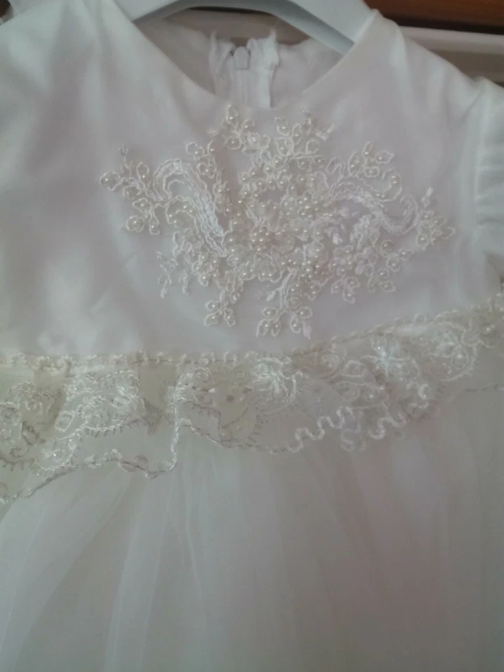 Abito battesimo bimba nuovo sartoriale - Immagine 2 di 4