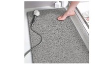 36x16 in Shower Mat Bathtub Mat Non-Slip Soft Mat with Drain PVC Loofah Bath Mat