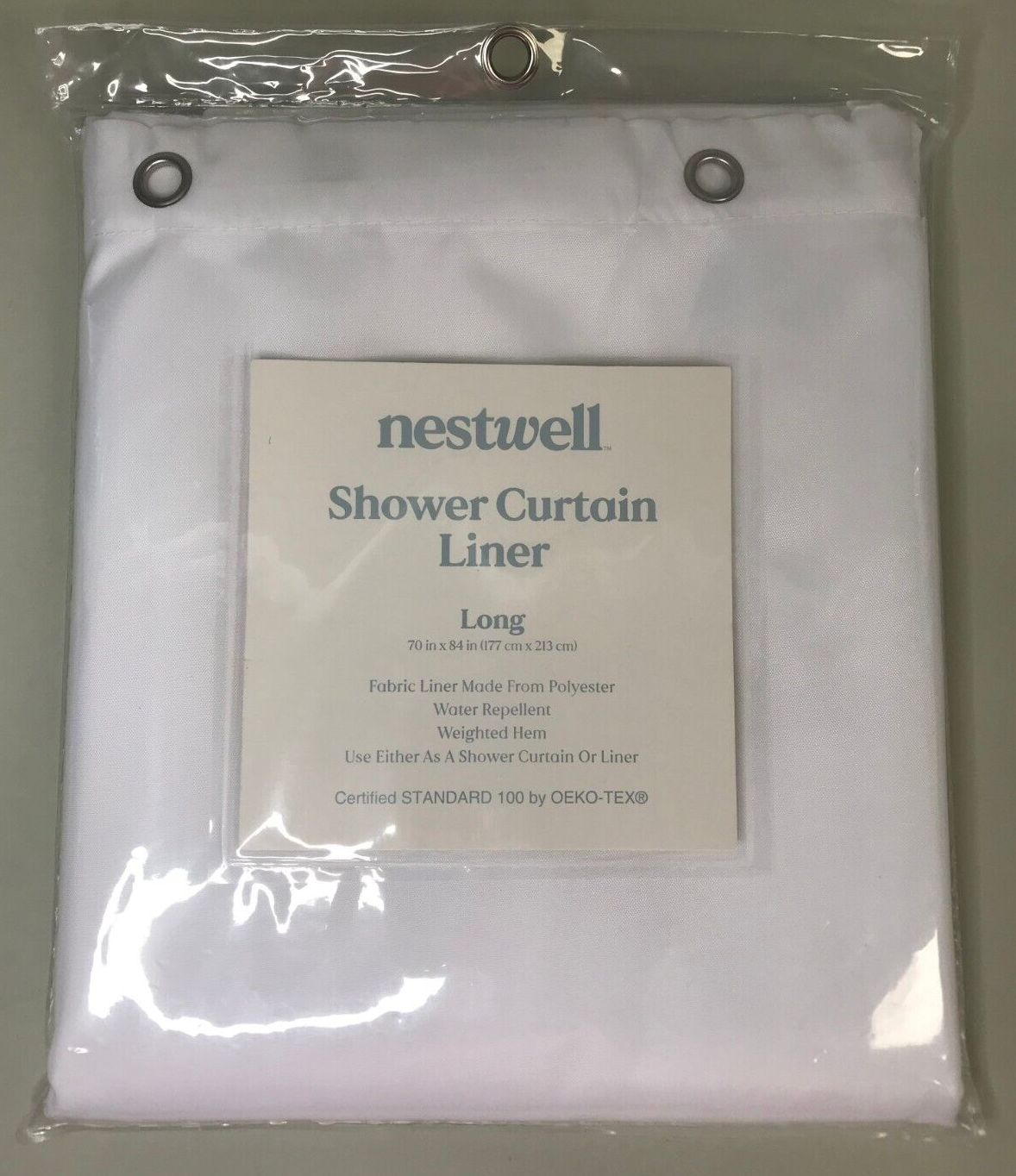 Nestwell Fabric Shower Curtain Liner 70x72 White for sale online eBay