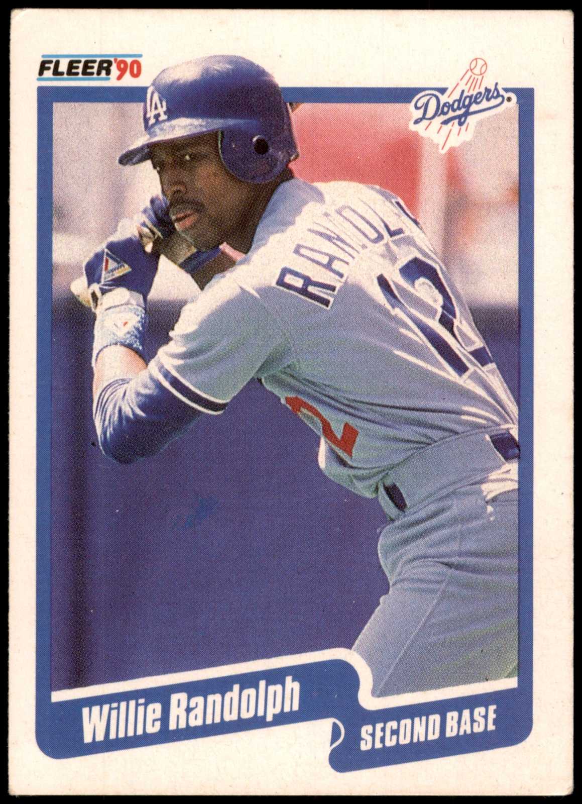 Willie Randolph #406b 1990 Fleer