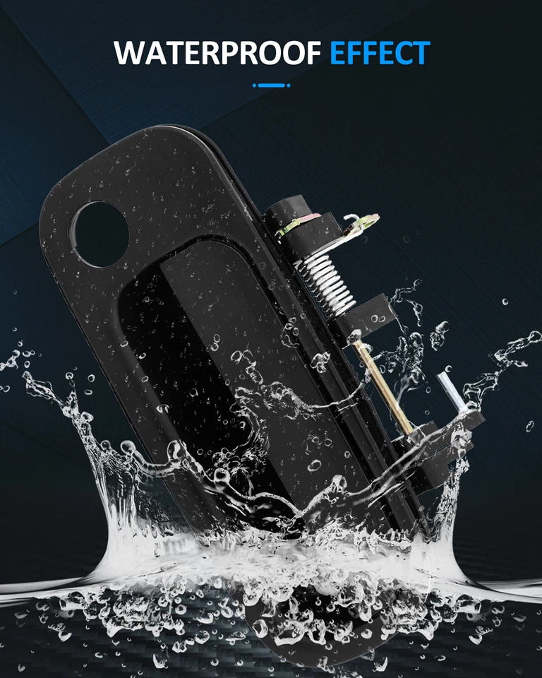 For 1992-1996 Toyota Camry Front Rear Left Right side 4 pcs Exterior Door Handle - Image 4 of 4