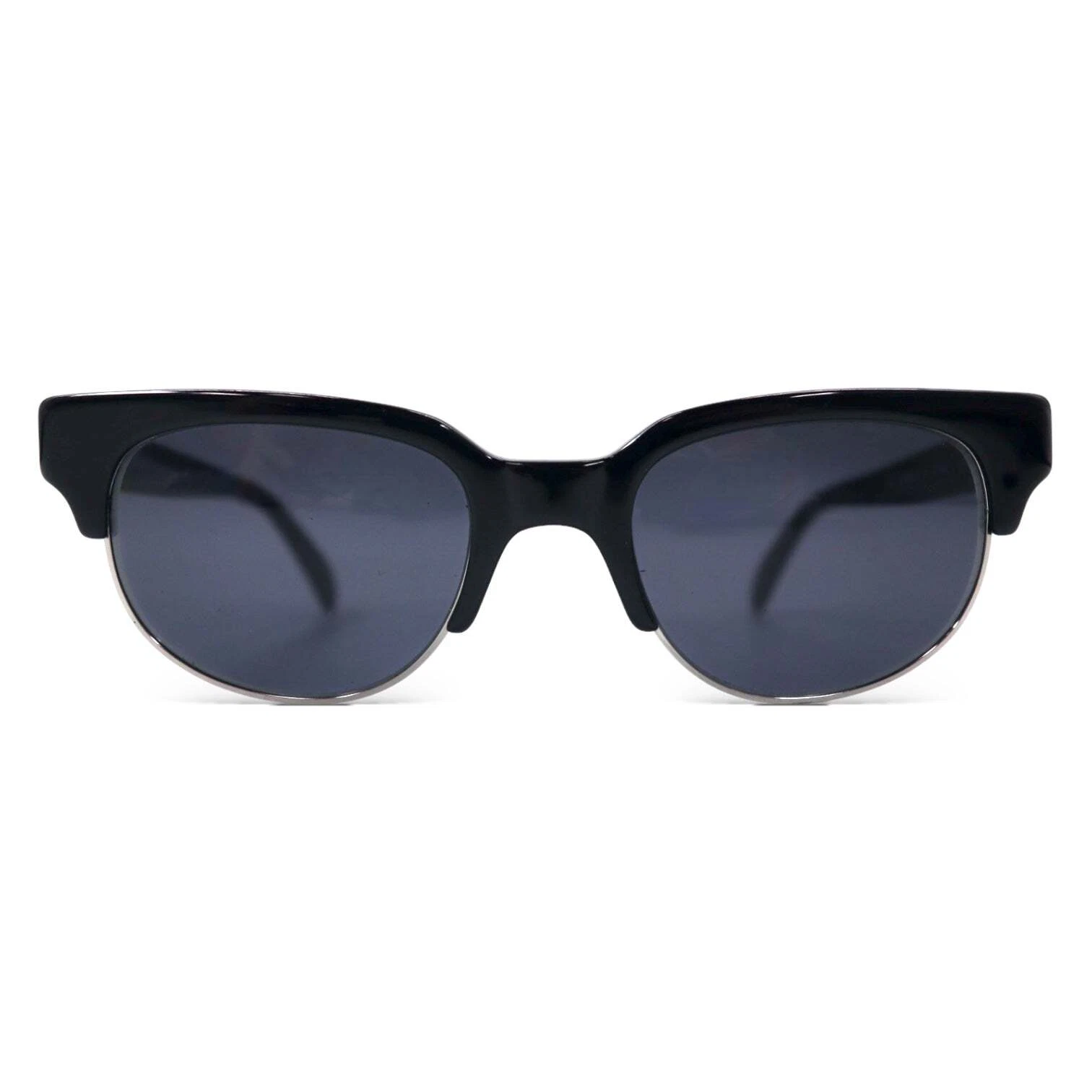 Lunettes de soleil demi jante fabriquées en Italie noires GG2393/S 807 52◻︎20