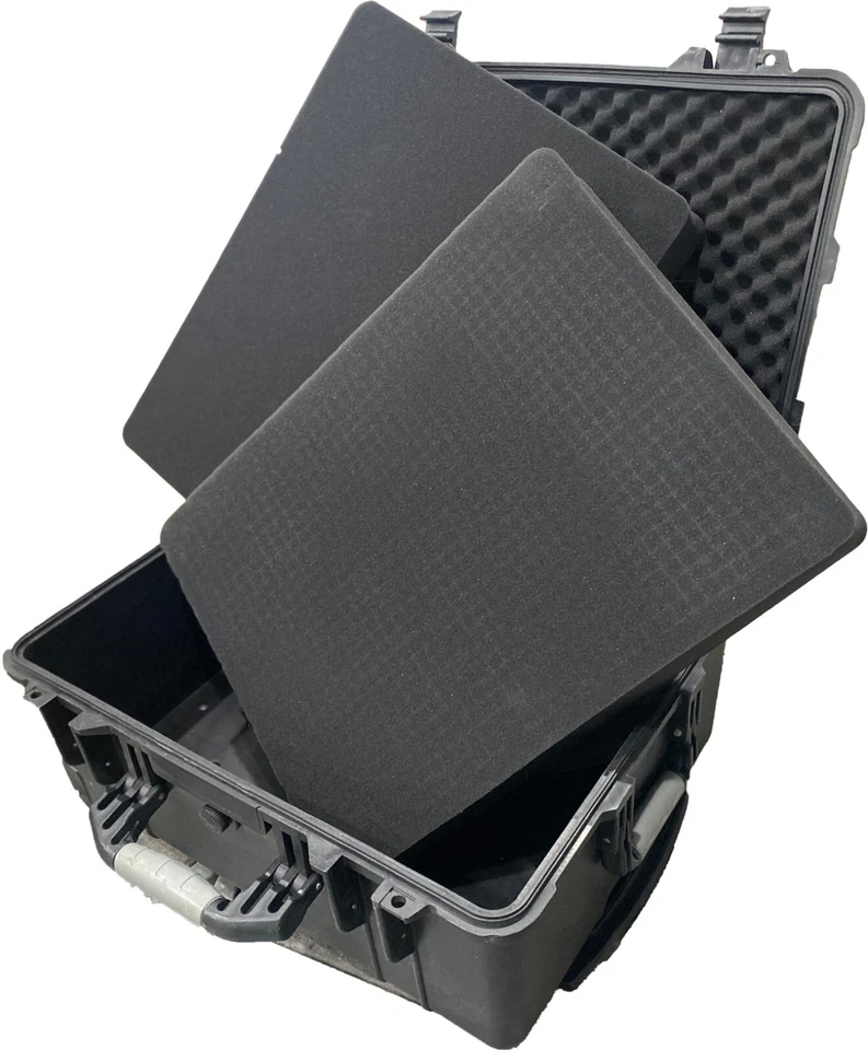 23" Hard Shell Case for Guns DSLR Cameras W/Pelican 1560 Style Pluck Foam NEW - Image 4 of 4